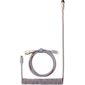 Кабель для клавиатуры Keychron Coiled Cable Grey (CABG_KEYCHRON) Keychron купить в Украине