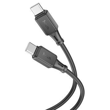 Кабель Hoco X101 Silicone, Type-C-Type-C, 60W, длина 1м, Black, BOX HOCO купить в Украине