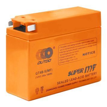 Мотоакумулятор OUTDO (Maxion) GT4B-5 (MF), 12V 2.3 Ah (114 х 39 х 87), Orange, Q20 OUTDO(Maxion) купити в Україні