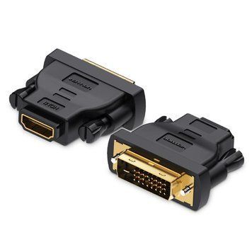 Адаптер Vention HDMI - DVI V 1.4 (F/M), Black (ECDB0) Vention купити в Україні