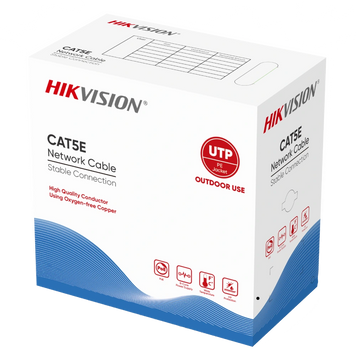 Кабель витая пара Hikvision (для внешней прокладки) UTP CAT 5E DS-1LN5EO-UU / E Hikvision купить в Украине