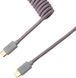Кабель для клавиатуры Keychron Coiled Cable Grey (CABG_KEYCHRON) Keychron &mdash; фото