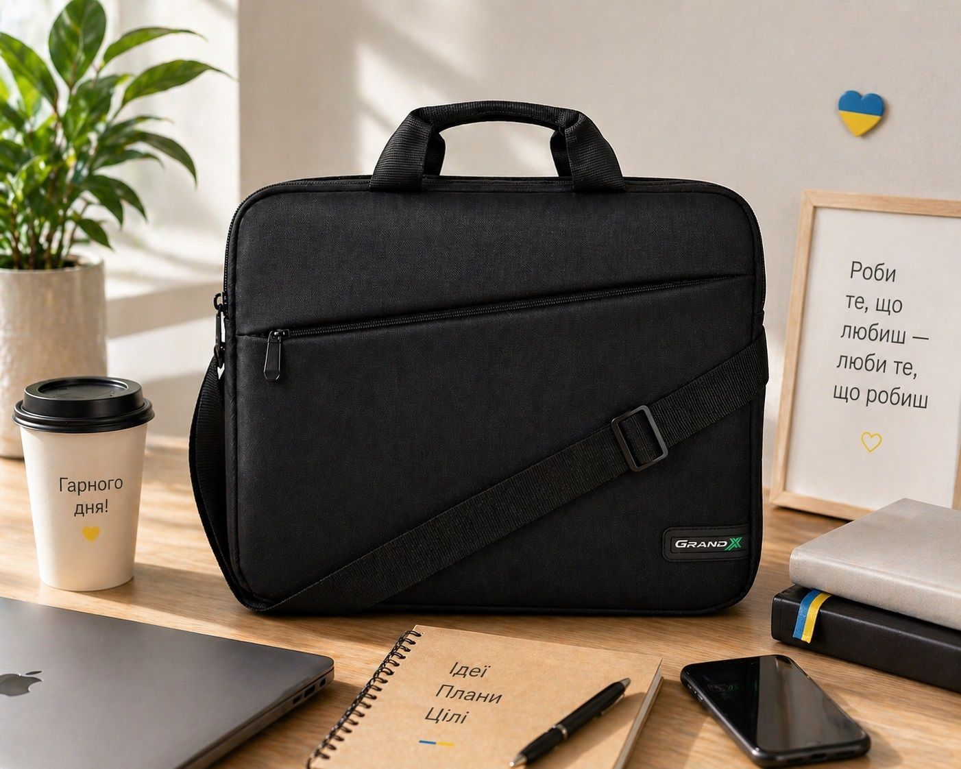 Сумка для ноутбука Grand-X SB-220 15.6" Black Grand-X купити в Україні