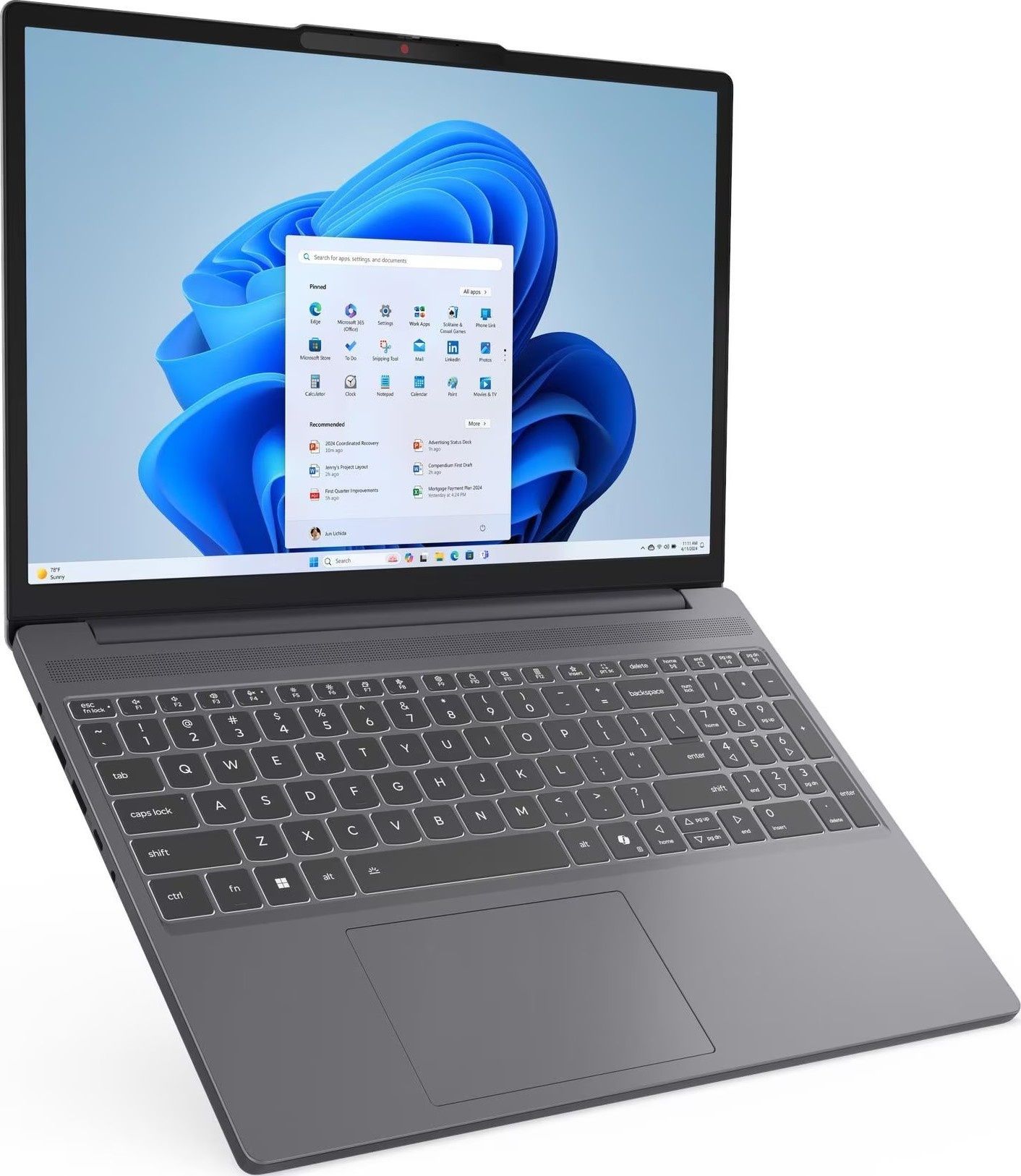 Ноутбук Lenovo IdeaPad Slim 3 15IRH10 (83K1010ERA) Luna Grey Lenovo купити в Україні
