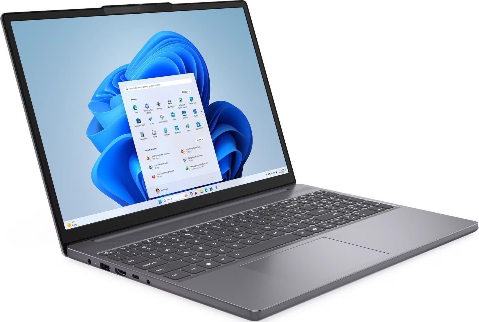 Ноутбук Lenovo IdeaPad Slim 3 15IRH10 (83K1010ERA) Luna Grey Lenovo купити в Україні