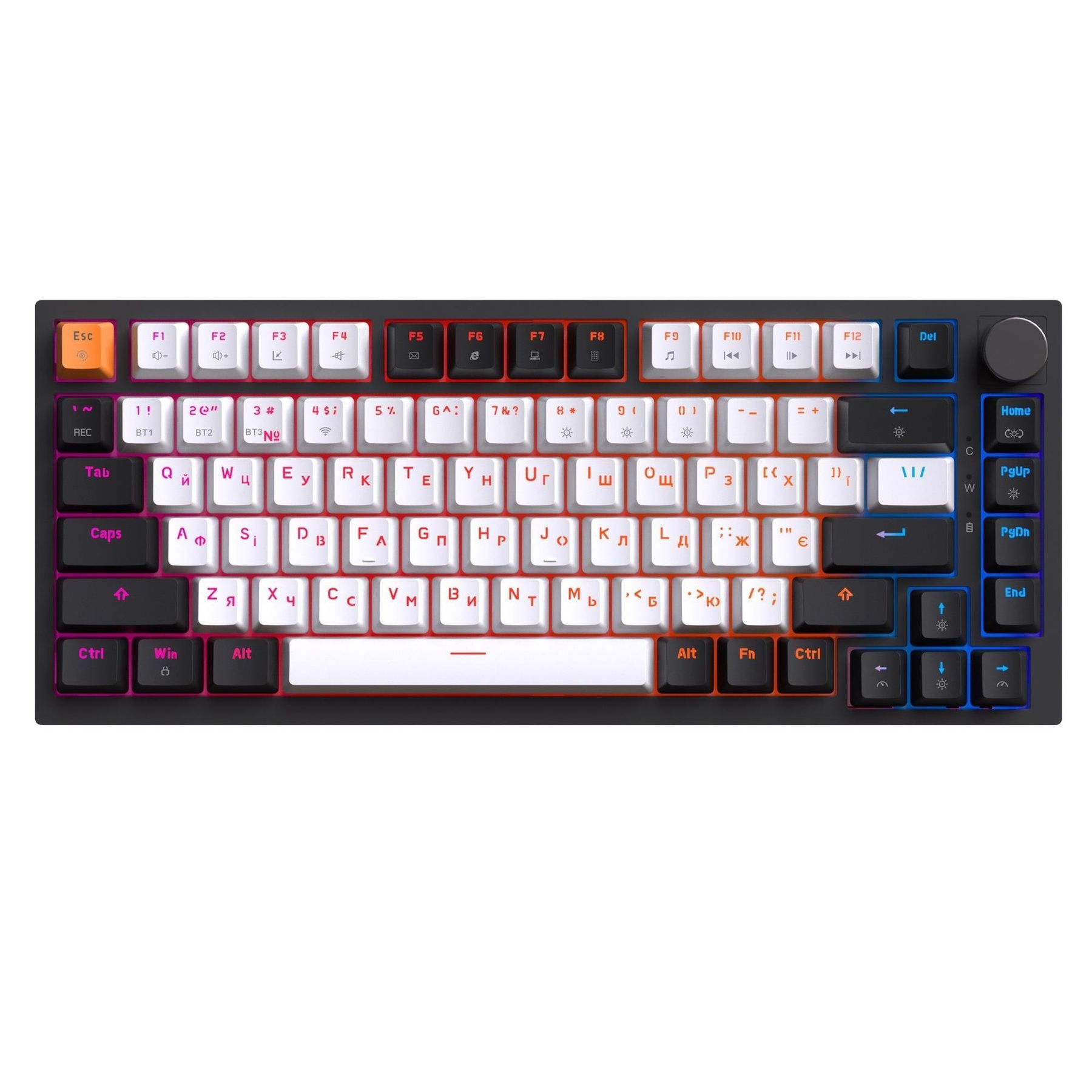Клавиатура беспроводная GamePro Asgard Valhalla QLAB Sakura Switch Black (MK160-B-QS-PRO) GamePro купить в Украине