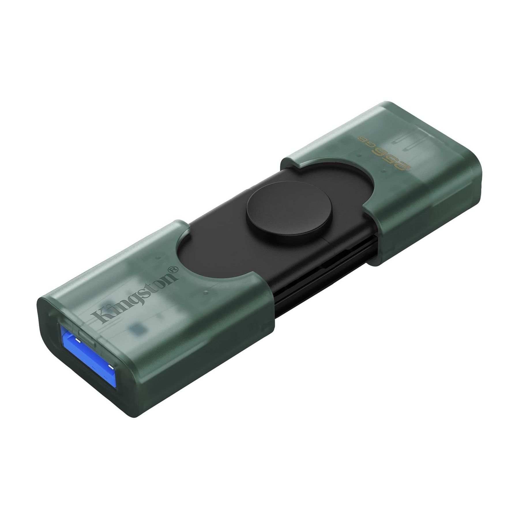 Флеш-накопичувач USB3.2 256GB Type-C Kingston DataTraveler Duo Green (DTDEG2/256GB) Kingston купити в Україні