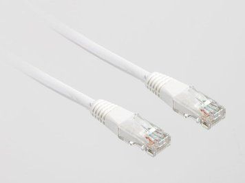 Патч-корд UTP Cablexpert (PP12-2M-W) литой, 50u "штекер с защелкой, 2 м, белый Cablexpert купить в Украине