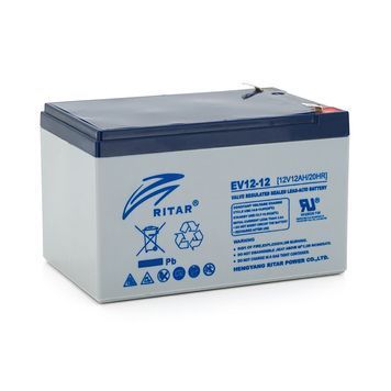 Тяговый аккумулятор RITAR EV12-12,12V 12Ah, F2 ( 151 х 99 х 97 ),4.05kg Q4 LP купить в Украине