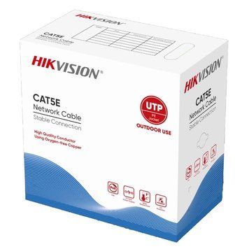Кабель вита пара Hikvision (DS-1LN5EO-UU/E ) UTP cat 5E, 305м, Corton Box Hikvision купити в Україні