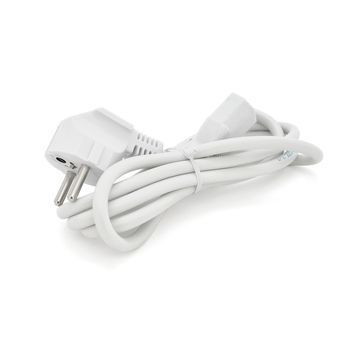Кабель живлення Ritar PC-186 CEE7 / 17-C13, 1.8m, 0.75mm, 3 pin (евровилка), White, OEM, МЕДЬ!!!! Ritar купити в Україні