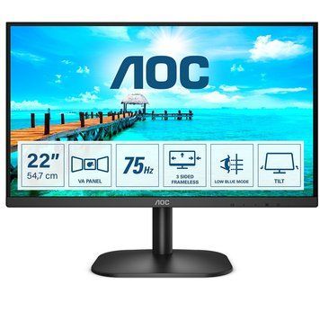 Монітор AOC 21.5" 22B2H/EU VA Black AOC купити в Україні