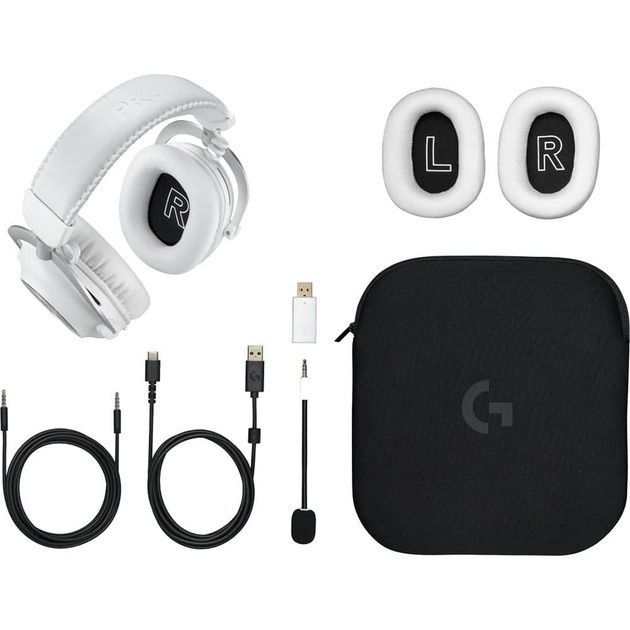 Гарнітура Logitech G Pro X2 Wireless LightSpeed White (981-001269) Logitech купити в Україні