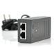 POE інжектор 24V 1A (24Вт) з портами Ethernet 10 / 100Мбіт / с + кабель живлення (92*72*50) 0.095 кг (88*45*30)
