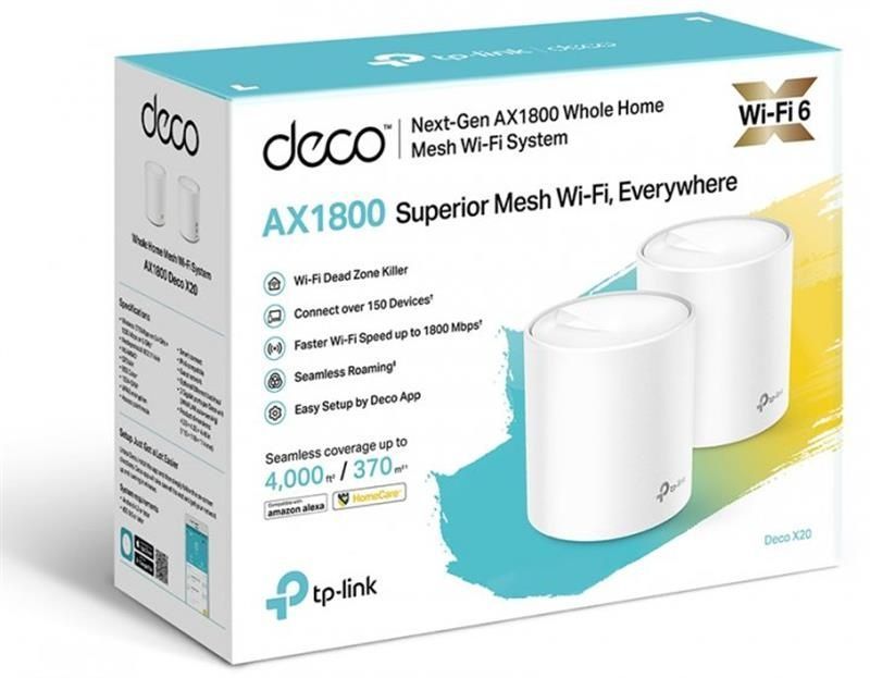 WiFi Mesh-система TP-Link Deco X20(2-pack) TP-Link купити в Україні