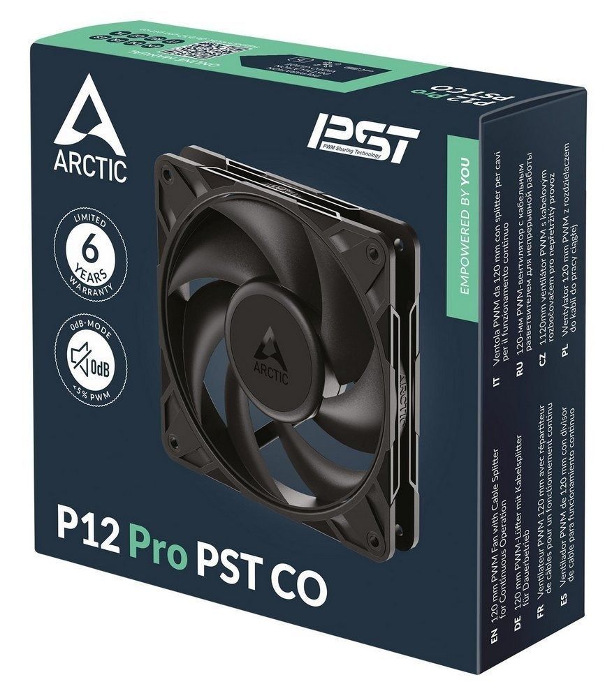 Вентилятор Arctic P12 Pro PST CO Black (ACFAN00312A) Arctic купити в Україні