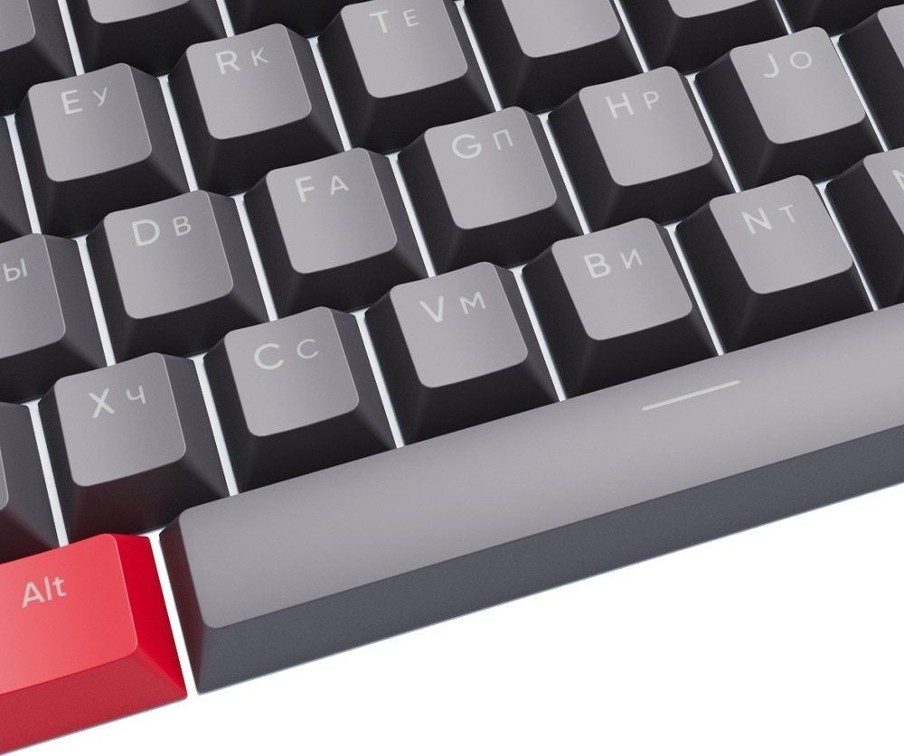 Набор кейкапов Dark Project PBT KS-42 ENG/UA/RU Black/Red (DP-KS-0042) Dark Project купить в Украине