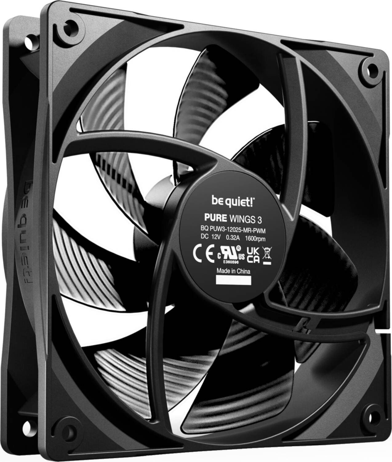 Вентилятор be quiet! Pure Wings 3 120mm PWM Black (BL105) be quiet! купить в Украине