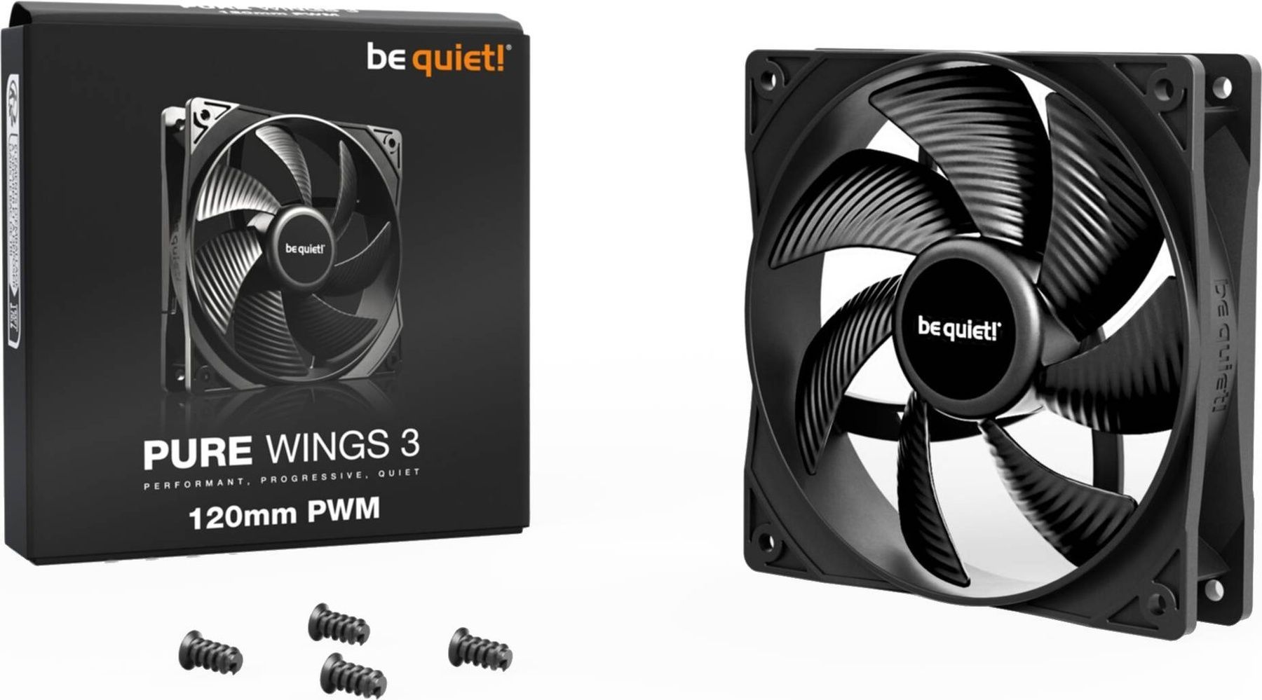 Вентилятор be quiet! Pure Wings 3 120mm PWM Black (BL105) be quiet! купить в Украине