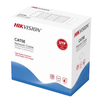 Кабель вита пара Hikvision (для внутрішньої прокладки) 24AWG UTP CAT 5E DS-1LN5E-S Hikvision купити в Україні