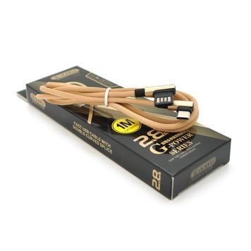 Кабель iKAKU KSC-028 JINDIAN charging data cable for Type-C, Gold, довжина 1м, 2.4A, BOX iKAKU купити в Україні