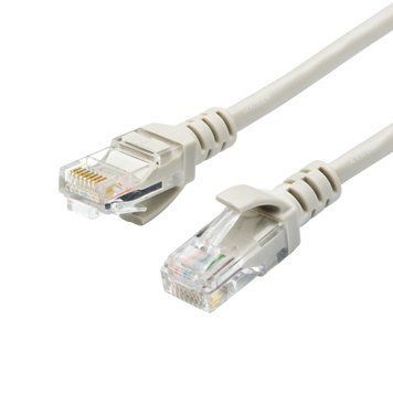 Патч-корд литой, UTP, RJ45, Cat.5e, 2m, серый Atcom купить в Украине