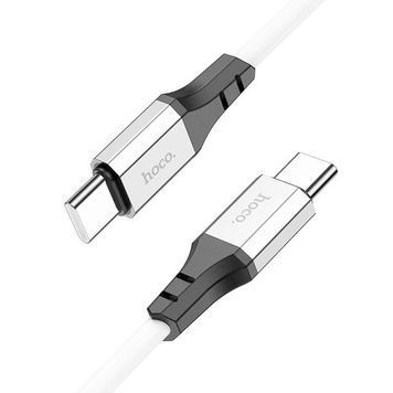 Кабель Hoco X86 silicone, C-Type C, 60W, White, довжина 1м, BOX HOCO купити в Україні