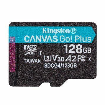 Карта пам&rsquo;яті MicroSDXC 128GB UHS-I/U3 Class 10 Kingston Canvas Go! Plus R200/W200MB/s (SDCG4/128GBSP) Kingston купити в Україні