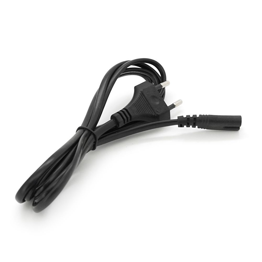 Кабель живлення 1.8m, 0.75mm, PC-184 / 2 CEE7 / 16-C7-1CM8155-1,8, 2 pin (для побутової техніки), Black, OEM Q500 Voltronic купити в Україні