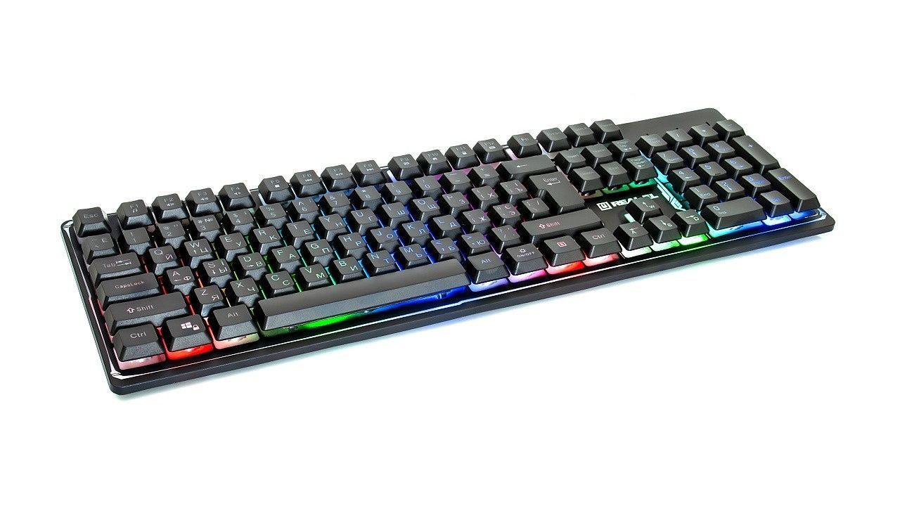Клавиатура REAL-EL Comfort 7011 Backlit Ukr Black REAL-EL купить в Украине