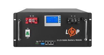 Акумуляторна батарея LogicPower 48V 100 AH (5120Wh) LCD Smart (BMS 100A/100А) LiFePO4 LogicPower купити в Україні