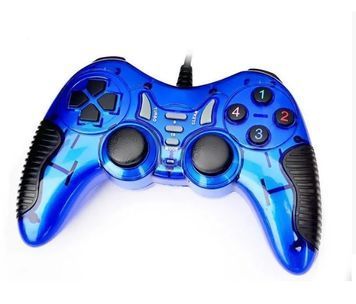 Геймпад провідний для ПК U-900 USB 2.0 DualShock (Blue) Voltronic купити в Україні
