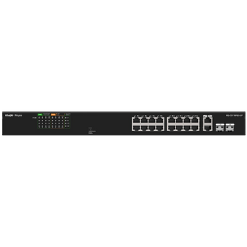 18-портовый 10 / 100Мб неуправляемый PoE коммутатор Ruijie Reyee RG-ES118FGS-LP Ruijie Reyee купить в Украине