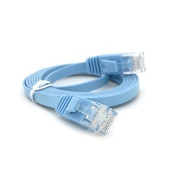 Патч-корд литой плоский WEEPDA, UTP, RJ45, Cat.6, 1.5m, синий Weepda купить в Украине