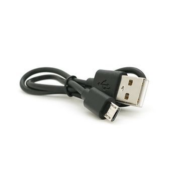 Кабель USB 2.0 (AM / Miсro 5 pin) 0,3 м, чорний Voltronic купити в Україні