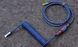Кабель для клавиатуры Keychron Premium Coiled Aviator Cable-Straight Rainbow Palted black (CAB5_KEYCHRON) Keychron &mdash; фото