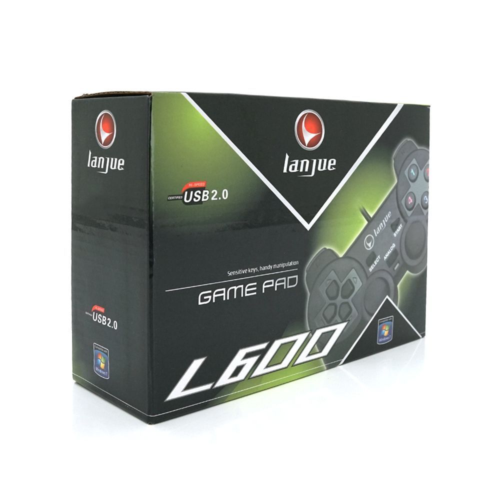 Геймпад проводной для ПК L600 USB 2.0, Black, Box Voltronic купить в Украине
