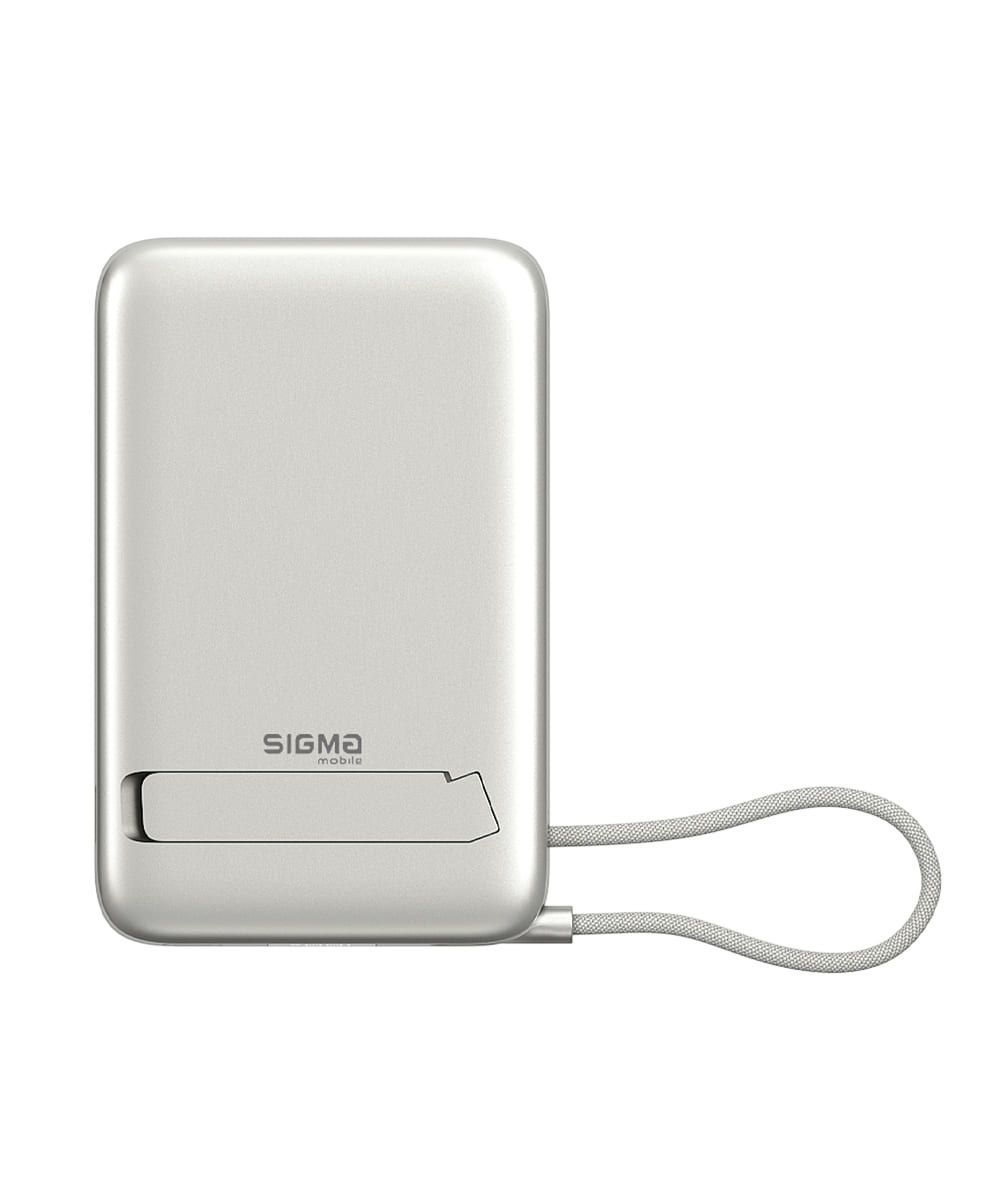 Універсальна мобільна батарея Sigma mobile X-power SI10A8QL-MAG 10000mAh Silver Sigma mobile купити в Україні
