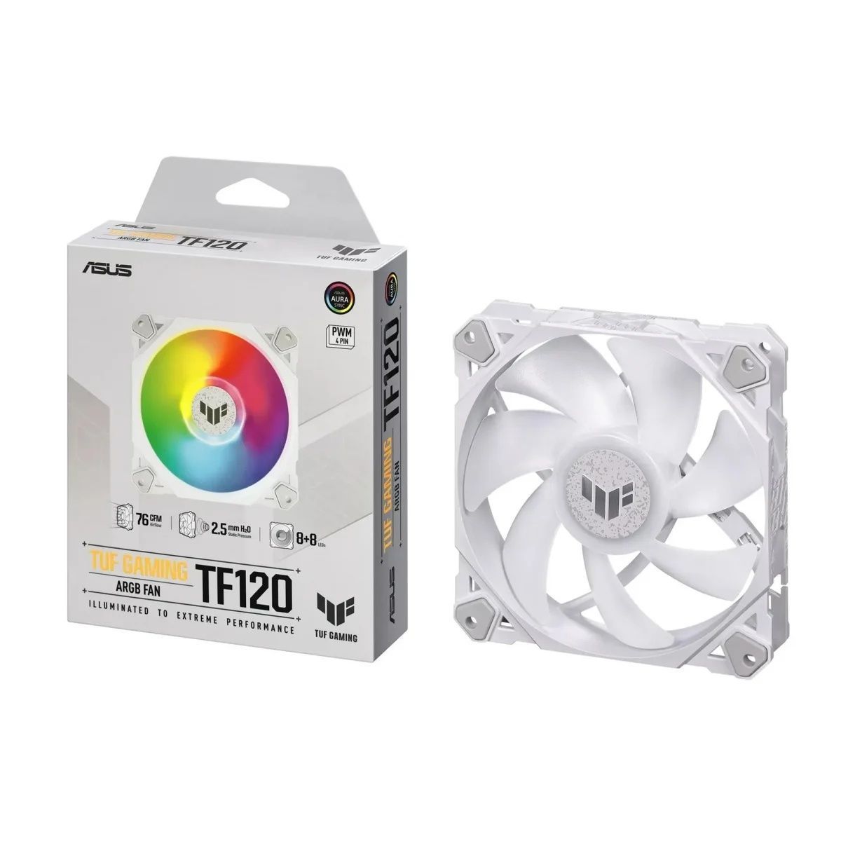 Кулер ASUS TUF GAMING TF120 ARGB (90DA0033-B09000) WHITE Asus купити в Україні