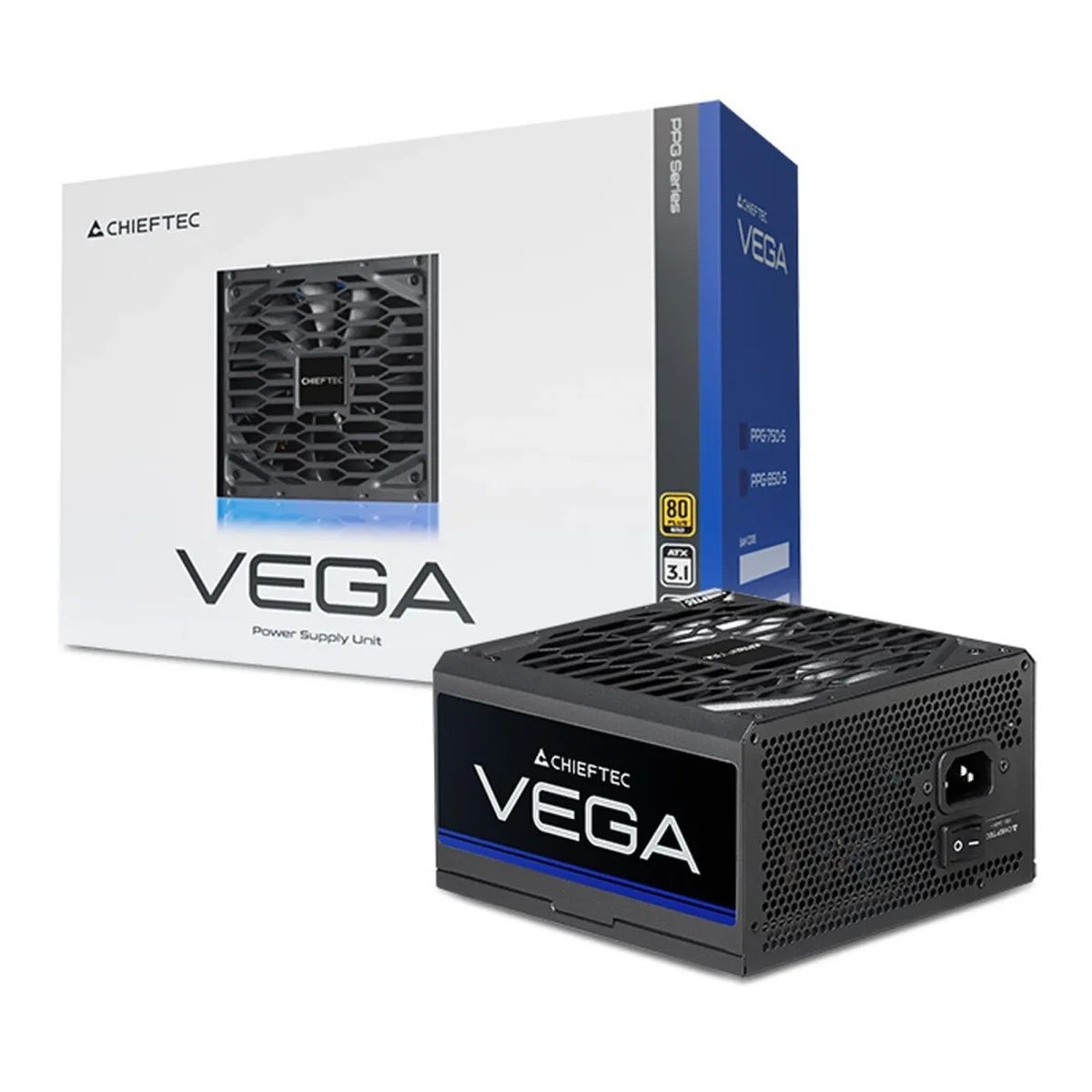 Блок живлення CHIEFTEC 850W Vega Gold (PPG-850-S) Chieftec купить в Украине