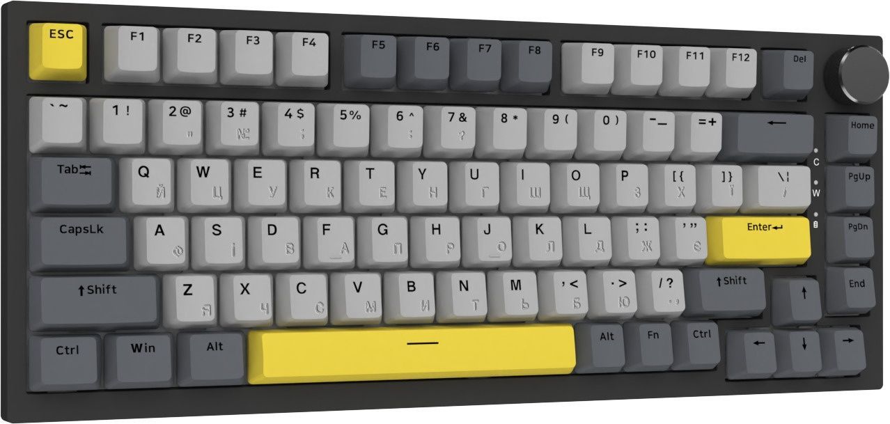 Клавиатура Ajazz AK820 Sea Salt Switch Black USB-C (AK820-SS-BGY) Ajazz купить в Украине
