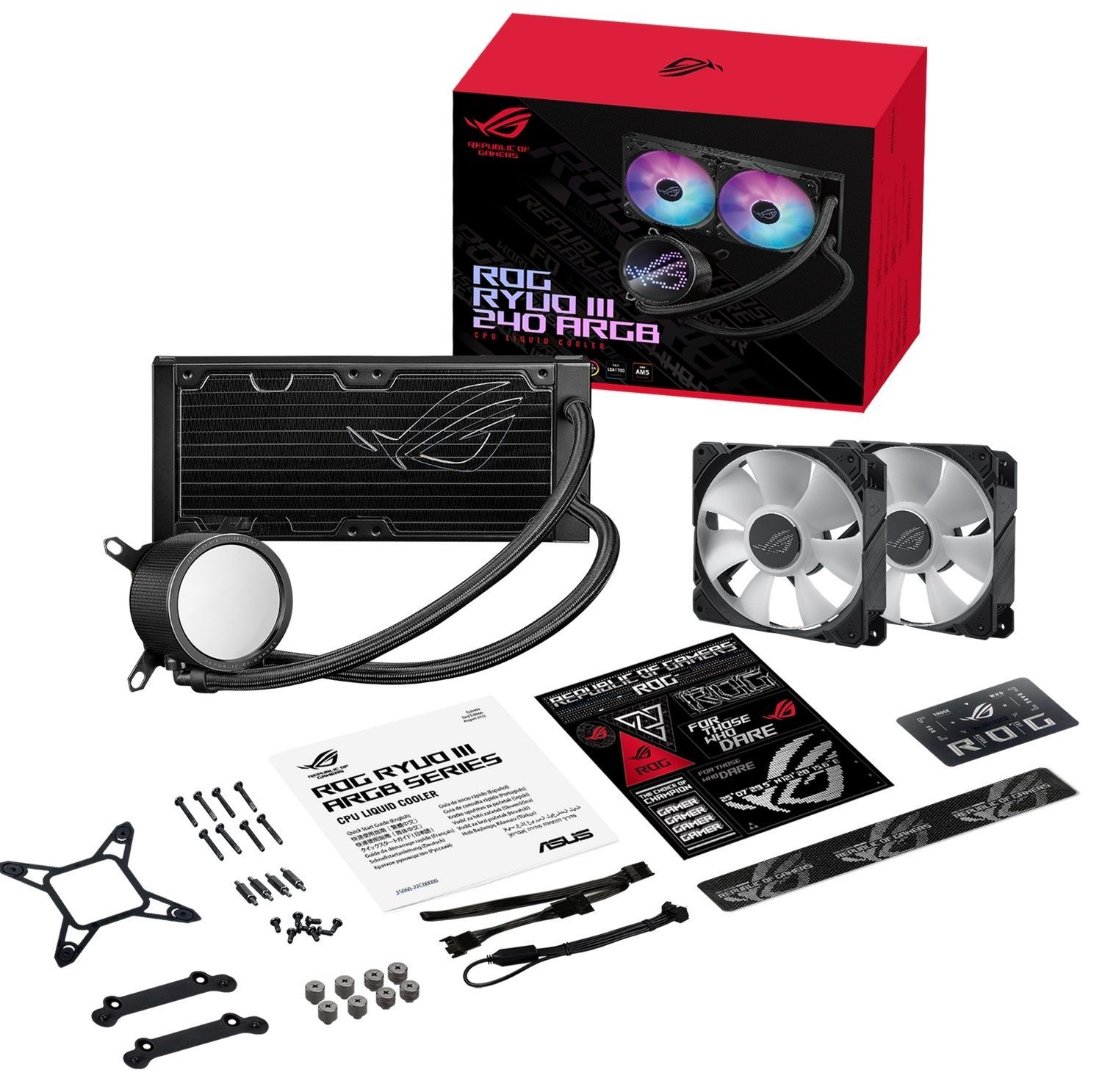 Система водяного охолодження Asus ROG Ryuo III 240 ARGB (90RC00J1-M0UAY0) Asus купити в Україні