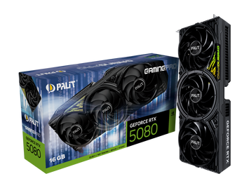 Відеокарта Palit GeForce RTX5080 GamingPro 16GB Vapour Chamber Palit купити в Україні
