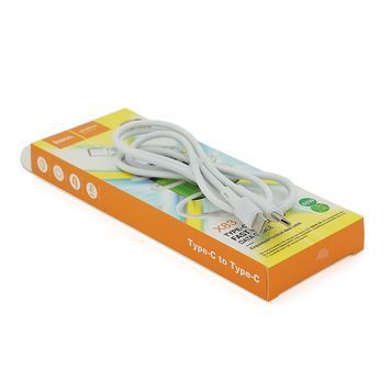 Кабель Hoco X83, Type-C-Type-C, 3A, White, довжина 1м, BOX HOCO купити в Україні