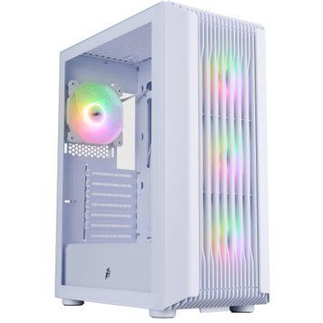 Корпус 1stPlayer H6-WH-4F7-W White без БП 1stPlayer купить в Украине