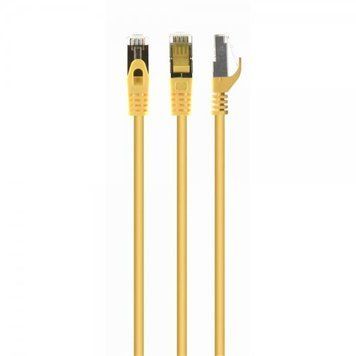 Патч-корд S/FTP Cablexpert (PP6A-LSZHCU-Y-20M) cat.6a, литой, 50u "штекер с защелкой, 20м, желтый Cablexpert купить в Украине