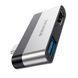 Перехідник BOROFONE DH2 Type-C(Male) - USB3.0+2*HDMI, Black, Box Borofone &mdash; фото