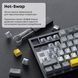 Клавиатура Ajazz AK820 Sea Salt Switch Black USB-C (AK820-SS-BGY) Ajazz &mdash; фото