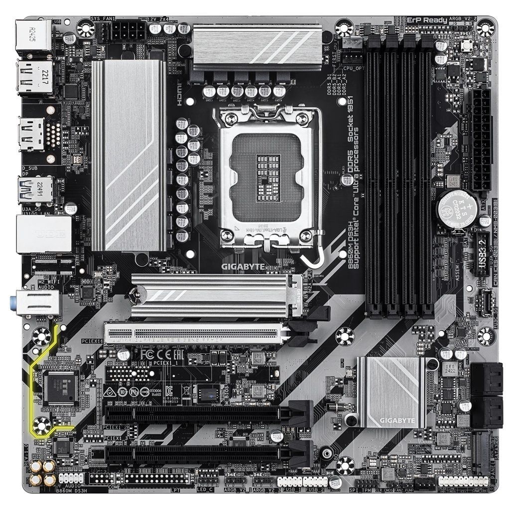 Материнская плата Gigabyte B860M DS3H Socket 1851 Gigabyte купить в Украине