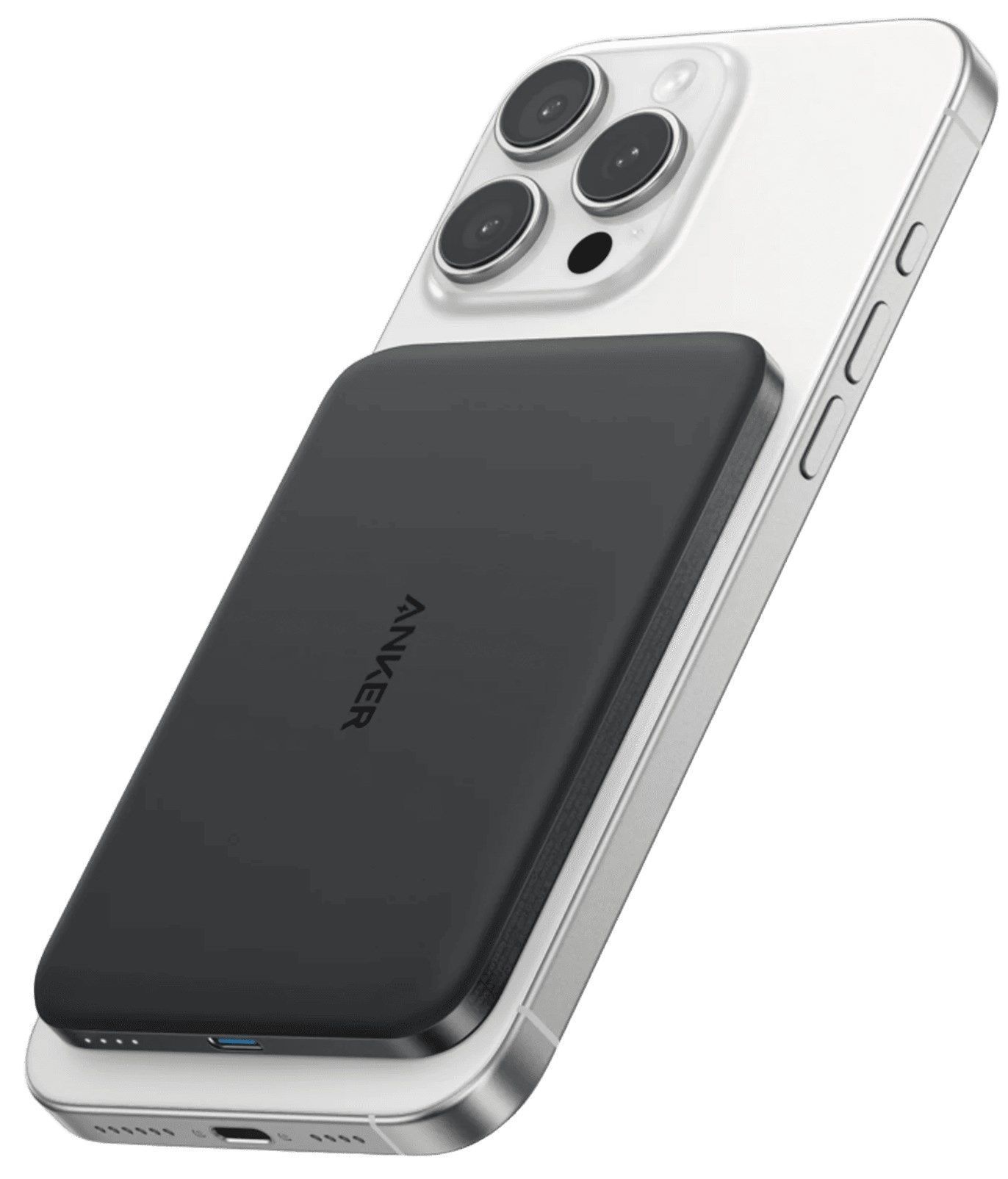 Универсальная мобильная батарея Anker Nano MagGo Slim 5000mAh 20W Black (A1665H11) Anker купить в Украине